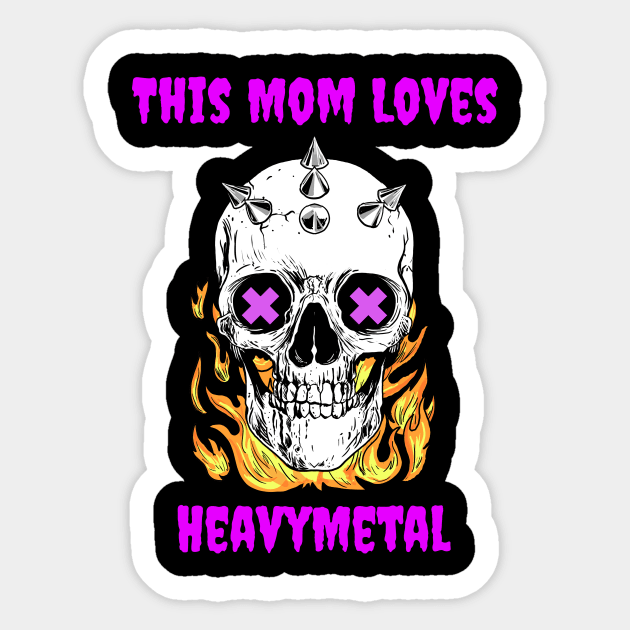 HeavyMetal - Metal Mom Sticker by WizardingWorld